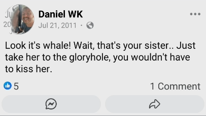 Whale comment