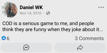 COD is serious