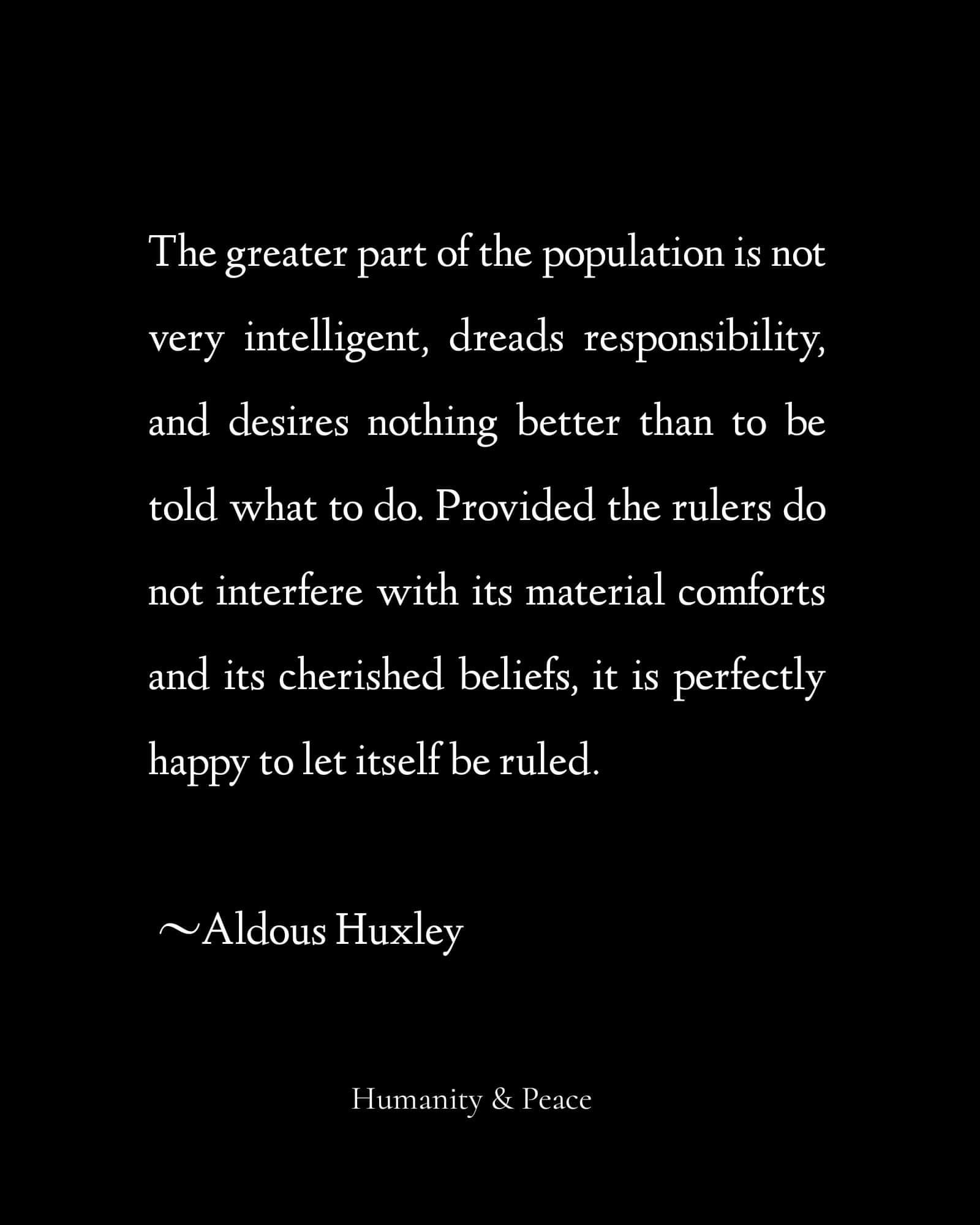 Huxley Quote 2